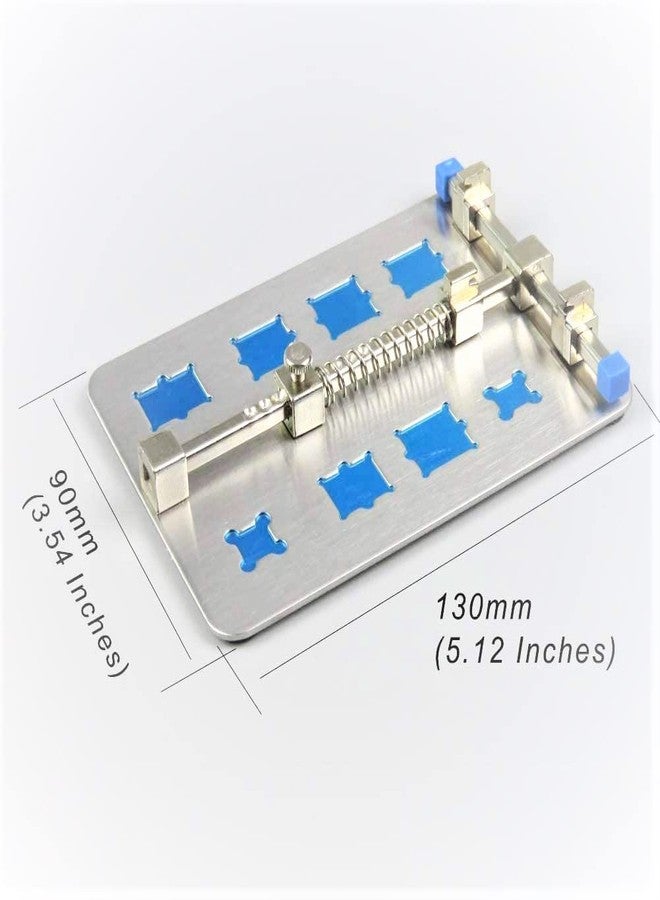 Wroughton PCB Holder Stand Clamp Repairing Platform Rework Station Motherboard Fixture/PCB Fixture for repairing SMD Work and PCB Repairing Work With 2 Esd Non-Magnetic Tweezers - Image 3